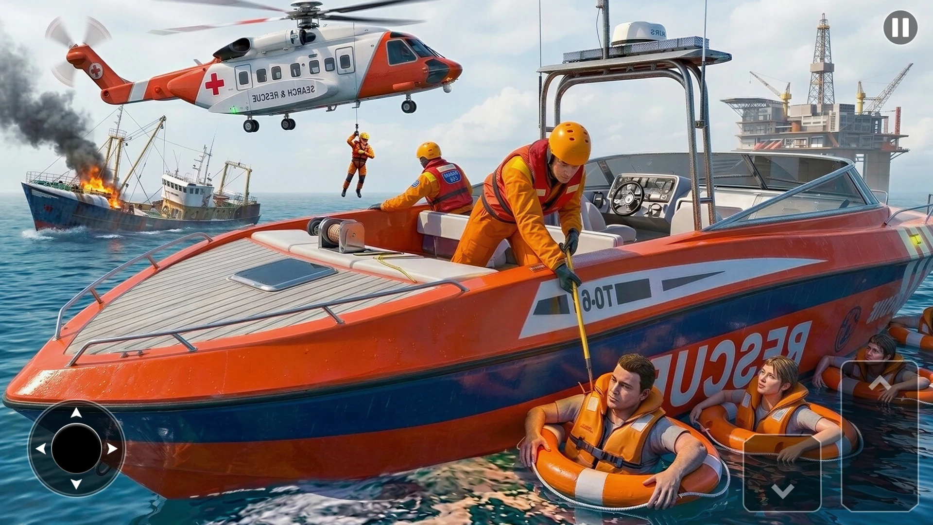 Fire Truck 3D Rescue Sim Games screenshot