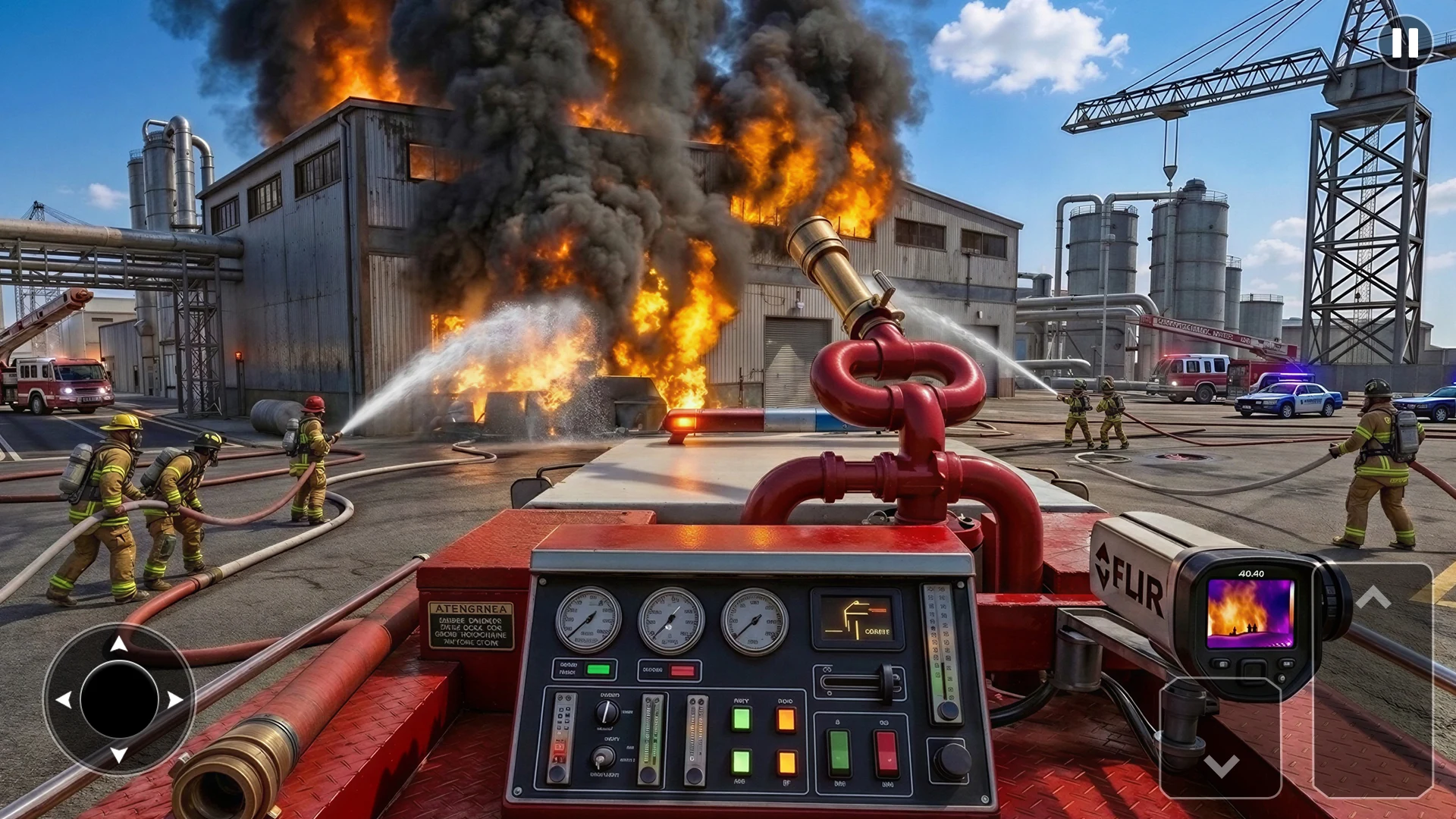 Fire Truck 3D Rescue Sim Games screenshot